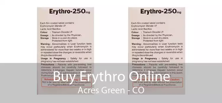Buy Erythro Online Acres Green - CO