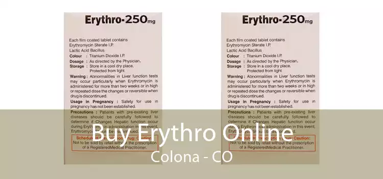Buy Erythro Online Colona - CO