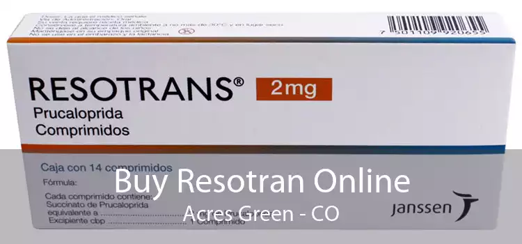 Buy Resotran Online Acres Green - CO